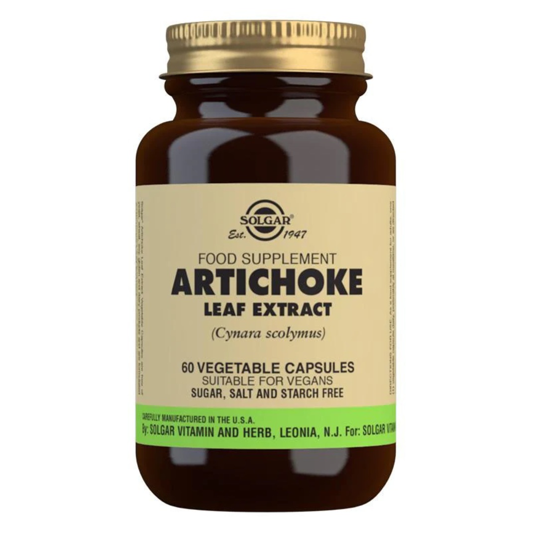 Solgar Artichoke Leaf Extract 60 Vegecapsules- EXP 31/1/24 image 0
